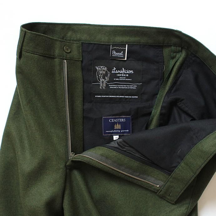 CEASTERS No Pleat Wide Trousers ノータックウールパンツ - オリーブ<img class='new_mark_img2' src='//img.shop-pro.jp/img/new/icons47.gif' style='border:none;display:inline;margin:0px;padding:0px;width:auto;' /> 02