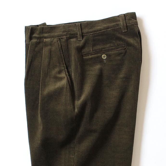 125806977 CEASTERS / 2 Pleats Corduroy Trousers ツータックコーデュロイパンツ - オリーブ<img class='new_mark_img2' src='//img.shop-pro.jp/img/new/icons47.gif' style='border:none;display:inline;margin:0px;padding:0px;width:auto;' /> 02