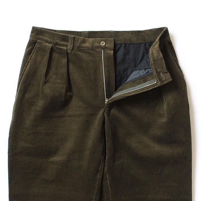 125806977 CEASTERS / 2 Pleats Corduroy Trousers ツータックコーデュロイパンツ - オリーブ<img class='new_mark_img2' src='//img.shop-pro.jp/img/new/icons47.gif' style='border:none;display:inline;margin:0px;padding:0px;width:auto;' /> 02