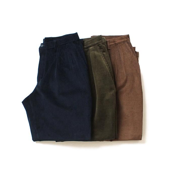 CEASTERS 2 Pleats Corduroy Trousers ツータックコーデュロイパンツ - ブラウン<img class='new_mark_img2' src='//img.shop-pro.jp/img/new/icons47.gif' style='border:none;display:inline;margin:0px;padding:0px;width:auto;' /> 02
