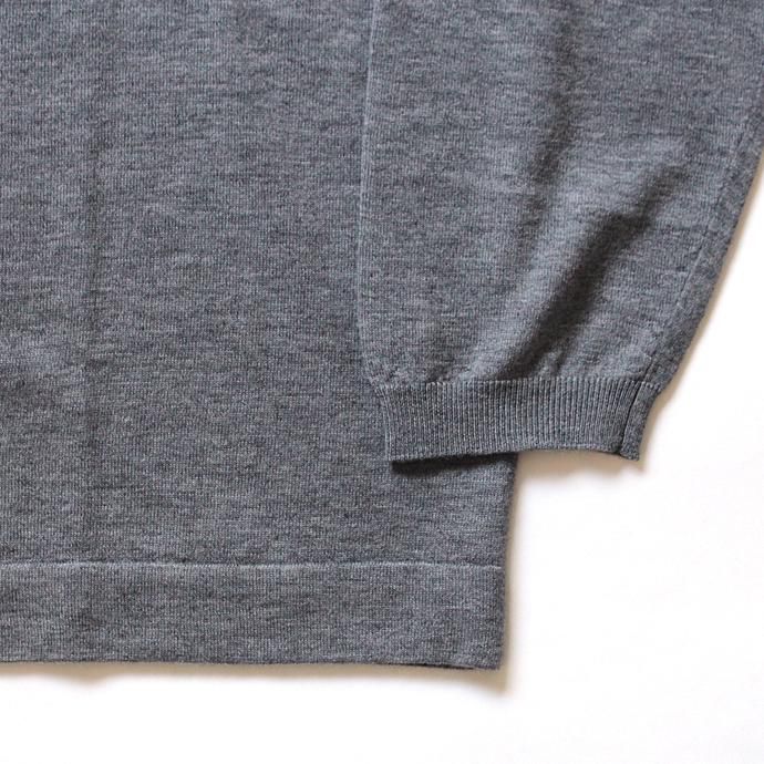 crepuscule wool L/S knit tee ウール ロングスリーブ ニットTシャツ 全2色 1704-002 02