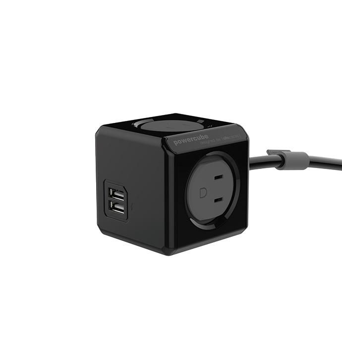 Other Brands FLUX / Powercube Extended USB - Limited Black パワーキューブ電源タップ 1.5m延長コード ブラック<img class='new_mark_img2' src='//img.shop-pro.jp/img/new/icons47.gif' style='border:none;display:inline;margin:0px;padding:0px;width:auto;' /> 01