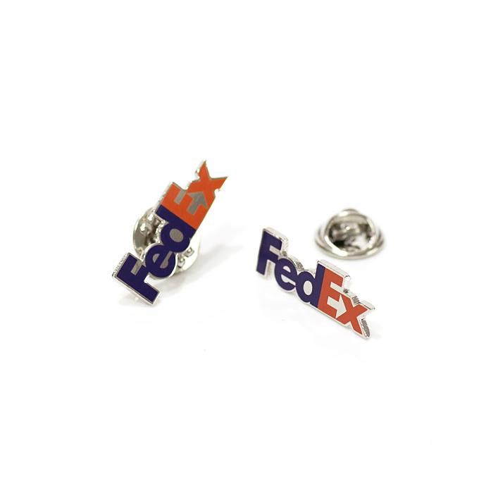 127416212 FedEx / Pewter Lapel Pin フェデックス ロゴピンバッジ 02