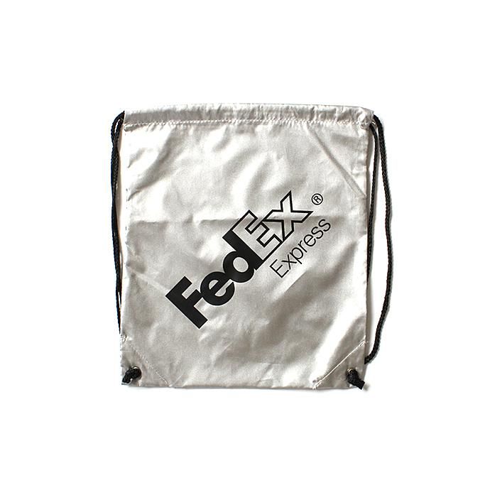 127416719 FedEx / FedEx Express Drawstring Pack フェデックス ナップサック - シルバー 02