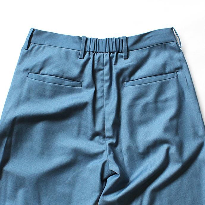 127469442 THEE(シー)/ 2tuck wide ツータックワイドパンツ TR-PT-01 Blue SS18<img class='new_mark_img2' src='//img.shop-pro.jp/img/new/icons47.gif' style='border:none;display:inline;margin:0px;padding:0px;width:auto;' /> 02