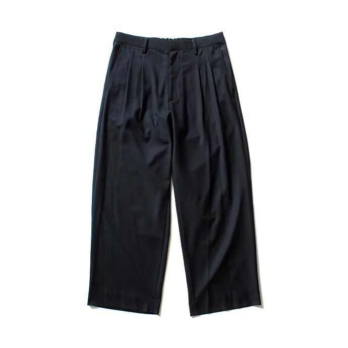 127469618 THEE(シー)/ 2tuck wide ツータックワイドパンツ TR-PT-01 Navy SS18<img class='new_mark_img2' src='//img.shop-pro.jp/img/new/icons47.gif' style='border:none;display:inline;margin:0px;padding:0px;width:auto;' /> 02