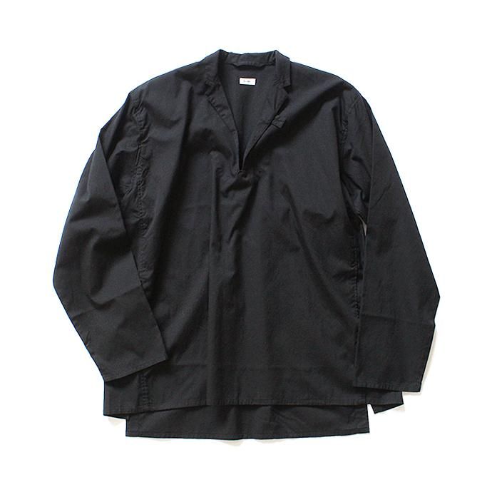 127510664 blurhms / Soft Ox Tailored Pullover Shirt BHS-18SS008 - Black 02