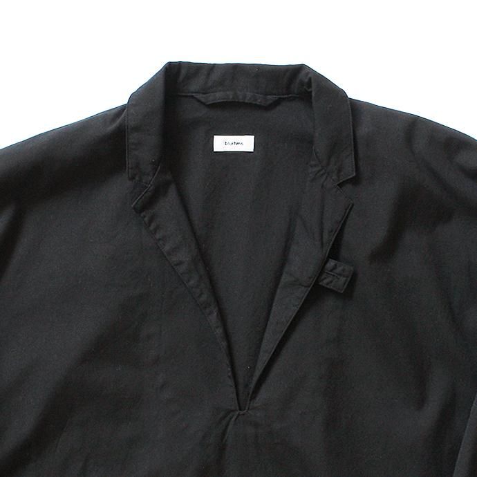 127510664 blurhms / Soft Ox Tailored Pullover Shirt BHS-18SS008 - Black 02
