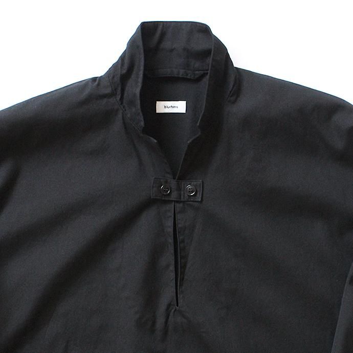 127510664 blurhms / Soft Ox Tailored Pullover Shirt BHS-18SS008 - Black 02