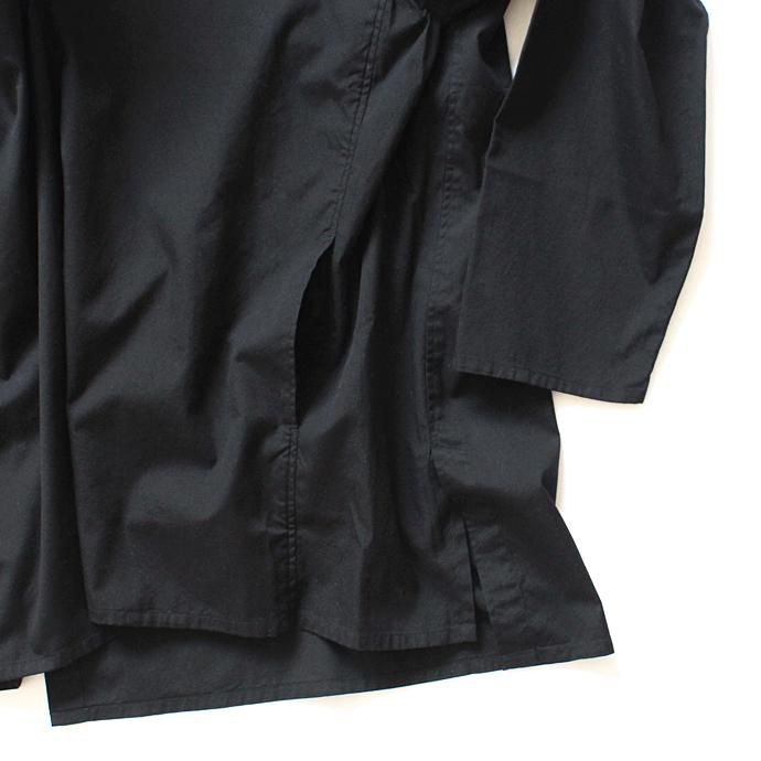 127510664 blurhms / Soft Ox Tailored Pullover Shirt BHS-18SS008 - Black 02