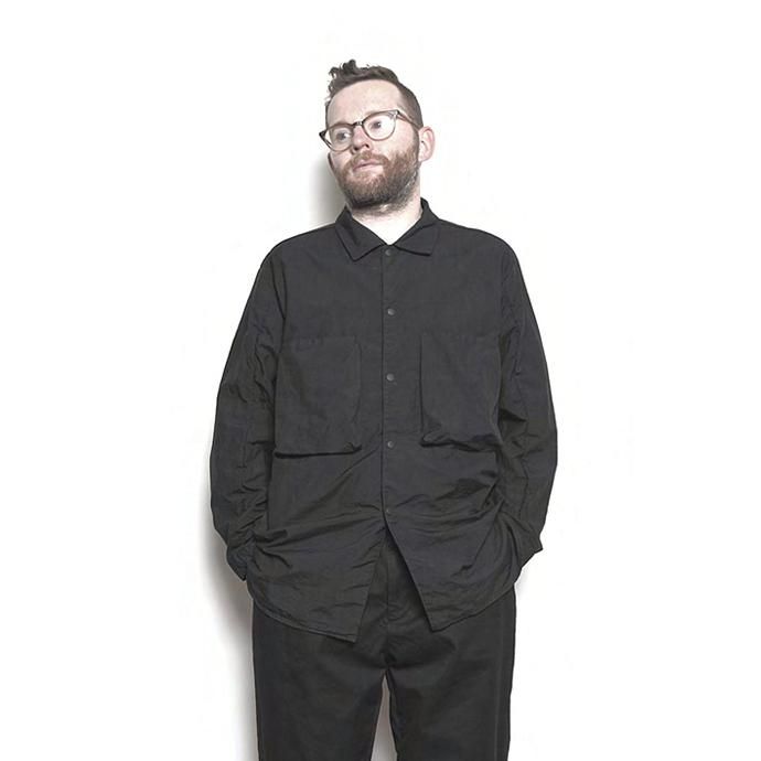 blurhms Nylon Utility Shirt Jacket BHS-18SS006 - Black 01