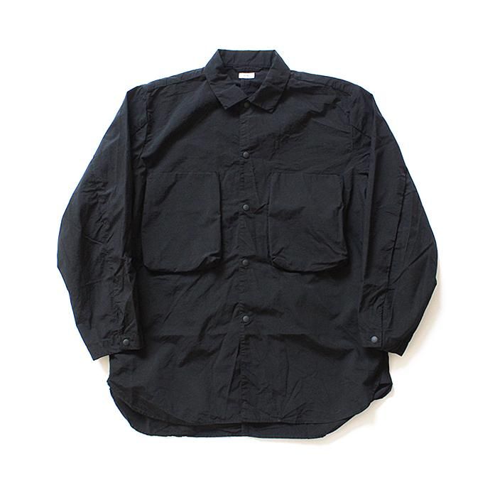 blurhms Nylon Utility Shirt Jacket BHS-18SS006 - Black 02