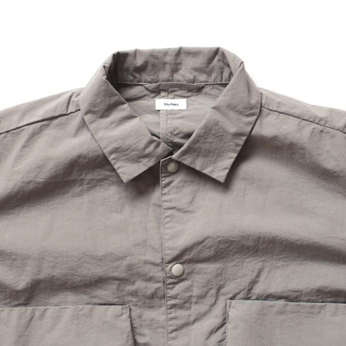 blurhms Nylon Utility Shirt Jacket BHS-18SS006 - Grey Beige 02