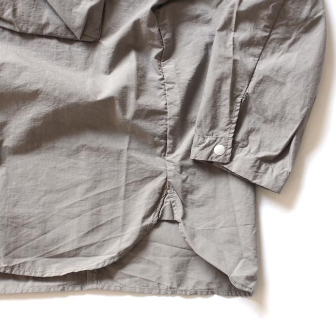 blurhms Nylon Utility Shirt Jacket BHS-18SS006 - Grey Beige 02