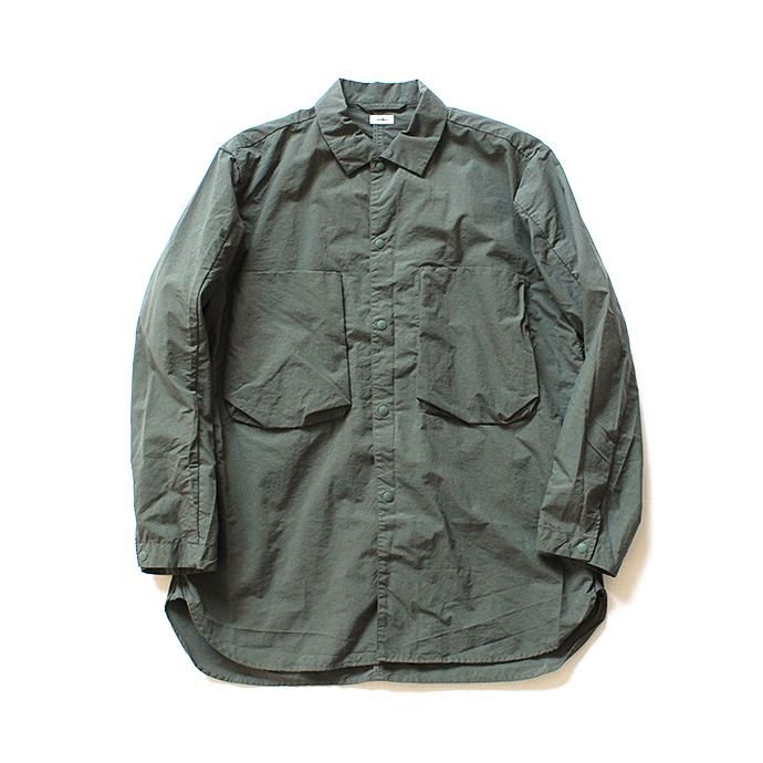 127510879 blurhms / Nylon Utility Shirt Jacket BHS-18SS006 - Khaki<img class='new_mark_img2' src='//img.shop-pro.jp/img/new/icons47.gif' style='border:none;display:inline;margin:0px;padding:0px;width:auto;' /> 02
