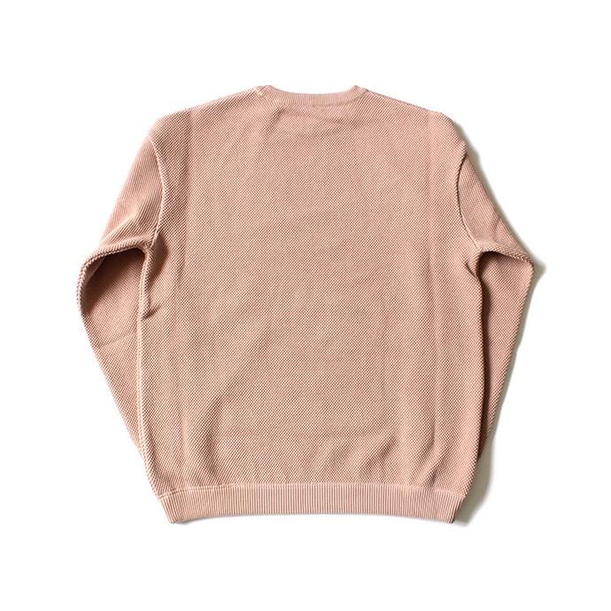 crepuscule moss stitch L/S sweat 1801-001 Pink 鹿の子編みクルーネック ピンク<img class='new_mark_img2' src='//img.shop-pro.jp/img/new/icons47.gif' style='border:none;display:inline;margin:0px;padding:0px;width:auto;' /> 02