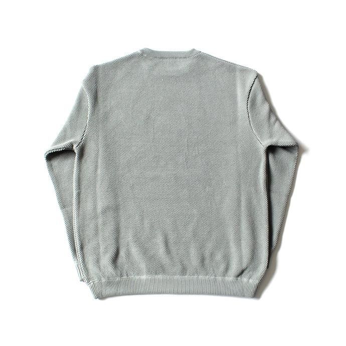 127777143 crepuscule / moss stitch L/S sweat 1801-001 L.Green 鹿の子編みクルーネック ライトグリーン<img class='new_mark_img2' src='//img.shop-pro.jp/img/new/icons47.gif' style='border:none;display:inline;margin:0px;padding:0px;width:auto;' /> 02