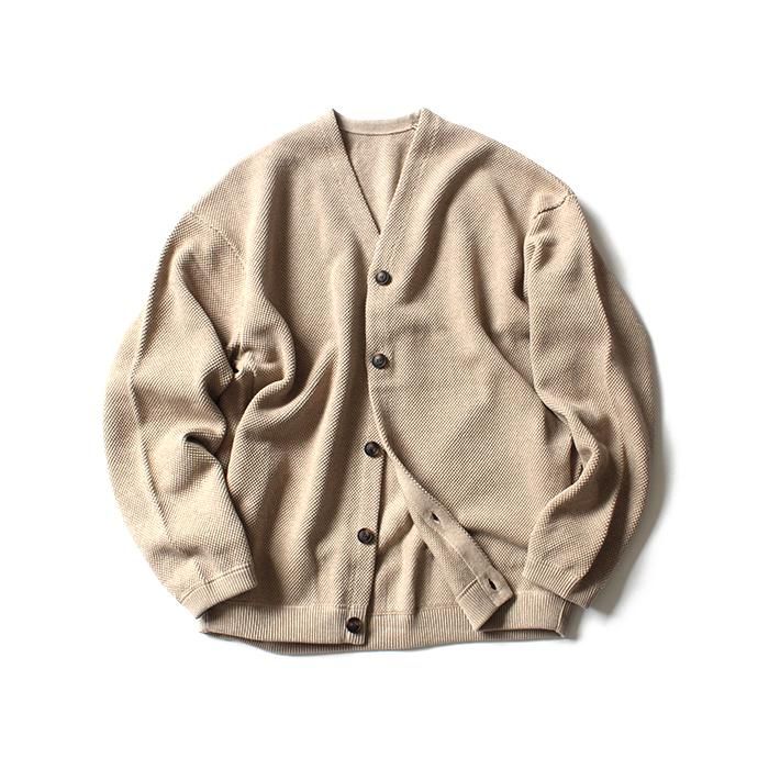 crepuscule moss stitch cardigan 1801-002 Beige 鹿の子編みカーディガン ベージュ<img class='new_mark_img2' src='//img.shop-pro.jp/img/new/icons47.gif' style='border:none;display:inline;margin:0px;padding:0px;width:auto;' /> 01