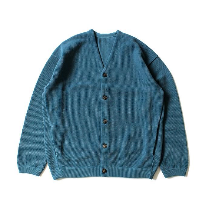 crepuscule moss stitch cardigan 1801-002 Bluegreen 鹿の子編みカーディガン ブルーグリーン<img class='new_mark_img2' src='//img.shop-pro.jp/img/new/icons47.gif' style='border:none;display:inline;margin:0px;padding:0px;width:auto;' /> 02