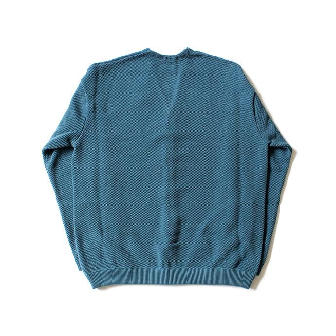 crepuscule moss stitch cardigan 1801-002 Bluegreen 鹿の子編みカーディガン ブルーグリーン<img class='new_mark_img2' src='//img.shop-pro.jp/img/new/icons47.gif' style='border:none;display:inline;margin:0px;padding:0px;width:auto;' /> 02