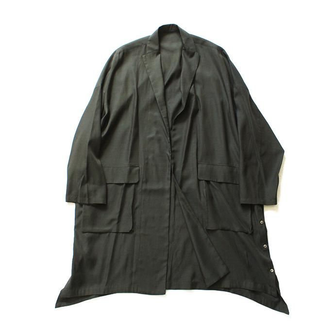 127889996 THEE(シー)/ oversize gown PV-CO-04 オーバーサイズガウン Khaki<img class='new_mark_img2' src='//img.shop-pro.jp/img/new/icons47.gif' style='border:none;display:inline;margin:0px;padding:0px;width:auto;' /> 01