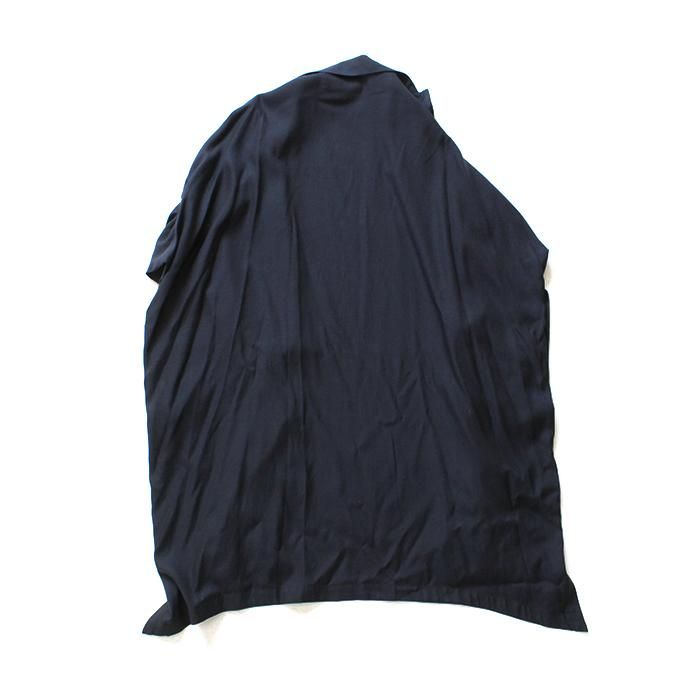 127890048 THEE(シー)/ oversize gown PV-CO-04 オーバーサイズガウン Navy 02