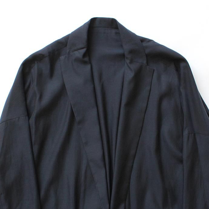 127890048 THEE(シー)/ oversize gown PV-CO-04 オーバーサイズガウン Navy 02