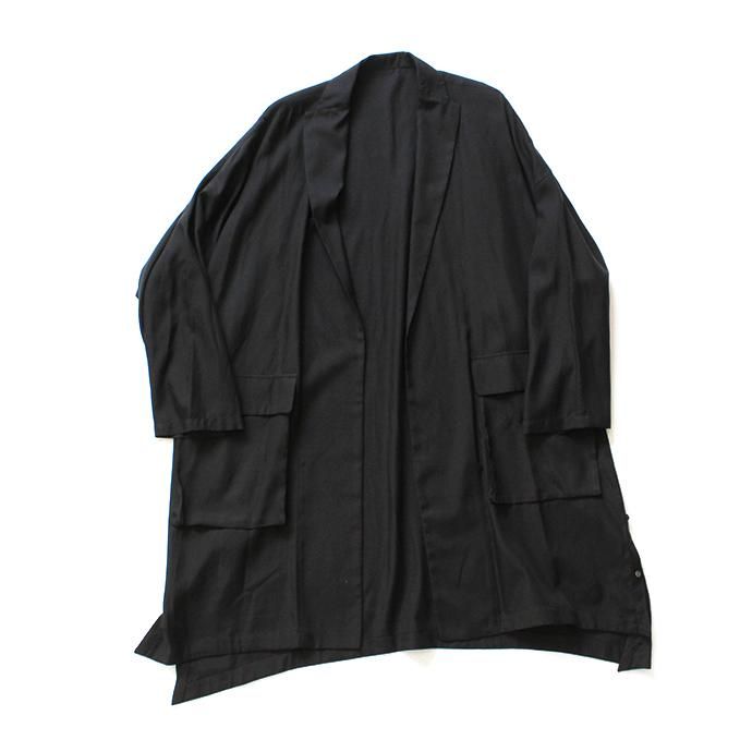 127890071 THEE(シー)/ oversize gown PV-CO-04 オーバーサイズガウン Black<img class='new_mark_img2' src='//img.shop-pro.jp/img/new/icons47.gif' style='border:none;display:inline;margin:0px;padding:0px;width:auto;' /> 01