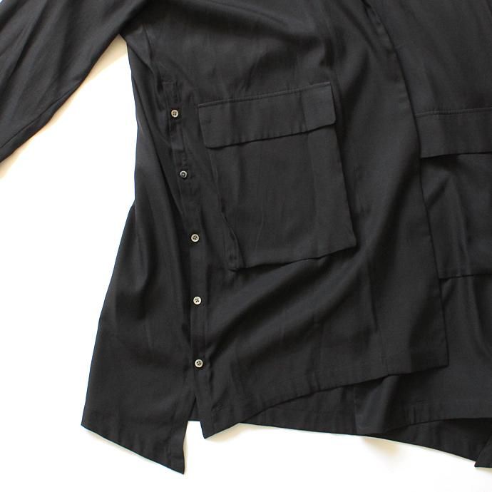 127890071 THEE(シー)/ oversize gown PV-CO-04 オーバーサイズガウン Black<img class='new_mark_img2' src='//img.shop-pro.jp/img/new/icons47.gif' style='border:none;display:inline;margin:0px;padding:0px;width:auto;' /> 02