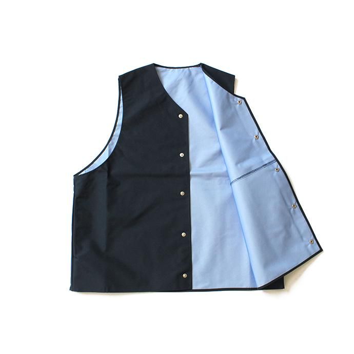 127891648 Powderhorn Mountaineering / Mountain Vest 3Lナイロンシェルベスト PH18SS-005 - Navy 02