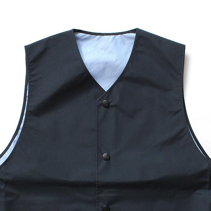 127891648 Powderhorn Mountaineering / Mountain Vest 3Lナイロンシェルベスト PH18SS-005 - Navy 02