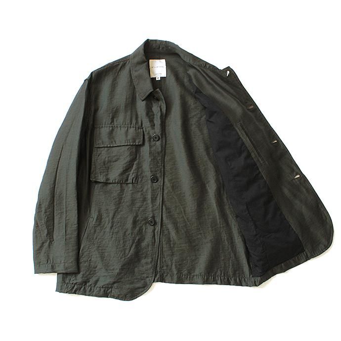 128450972 STILL BY HAND / BDUディテールシャツジャケット BL0181 - グリーン 02
