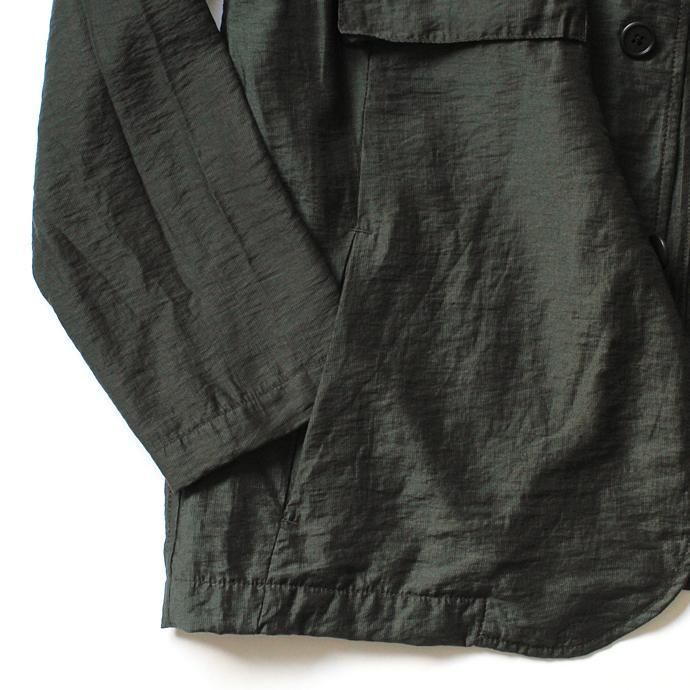 128450972 STILL BY HAND / BDUディテールシャツジャケット BL0181 - グリーン 02
