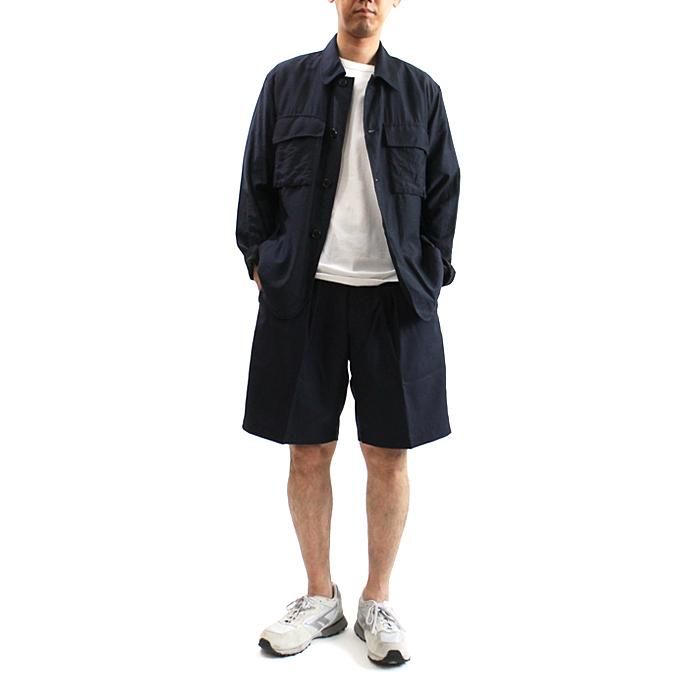 128450972 STILL BY HAND / BDUディテールシャツジャケット BL0181 - グリーン 02