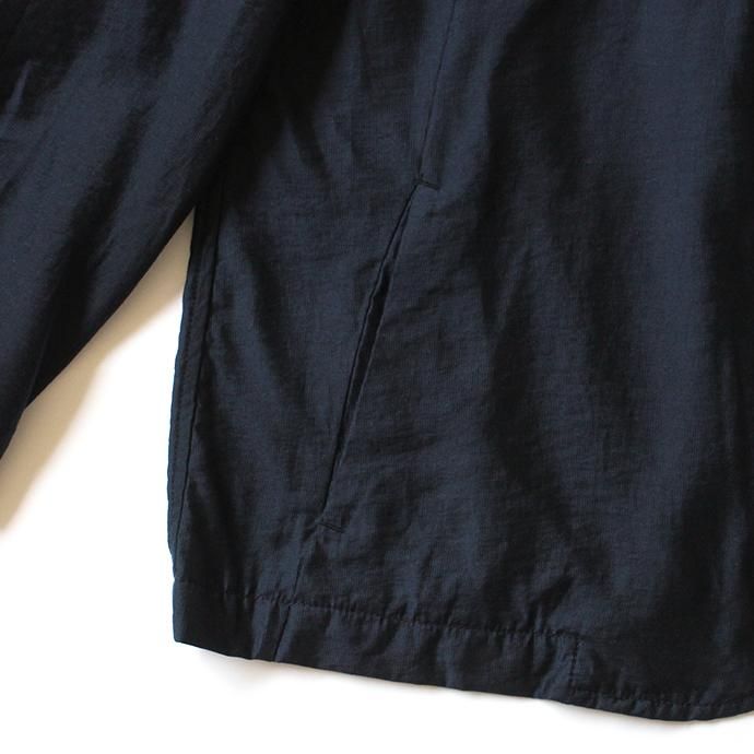 STILL BY HAND BDUディテールシャツジャケット BL0181 - ネイビー 02