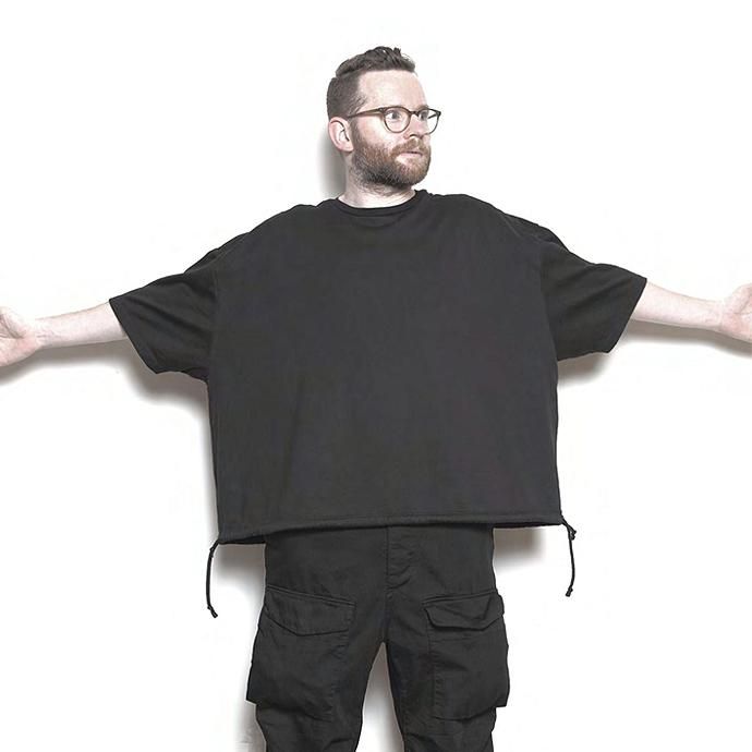 128495051 blurhms / French Terry Huge Tee BHS-18SS021 - Off 02
