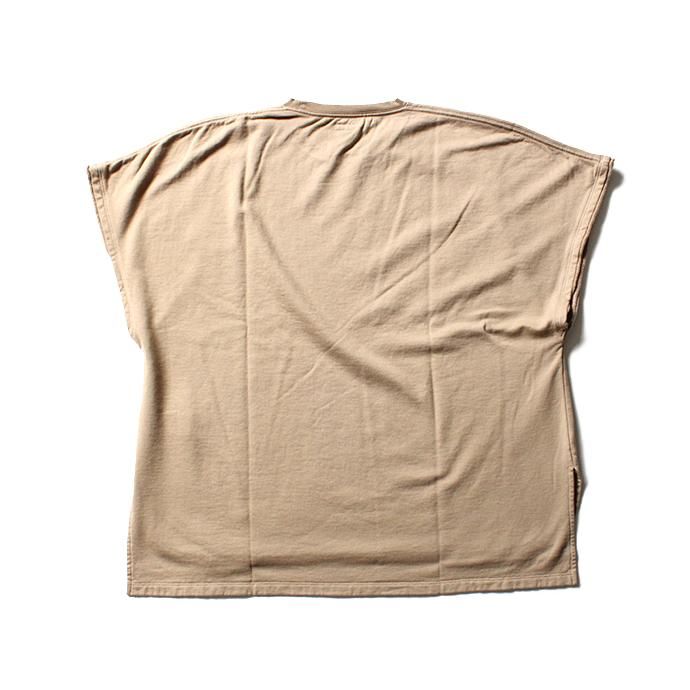 blurhms French Terry Cut Off Box Tee BHS-18SS022 - Beige 02