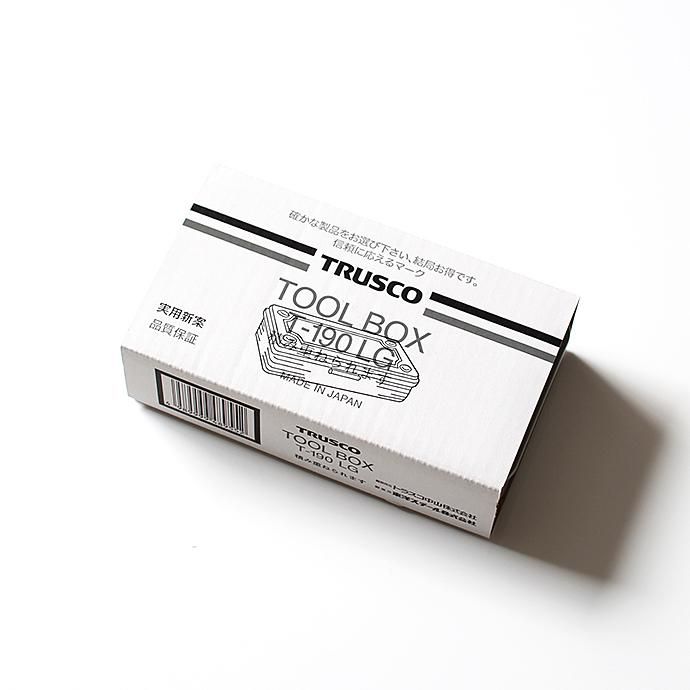 128593823 TRUSCO / トランク型工具箱 T-190LG ライトグレイ 02