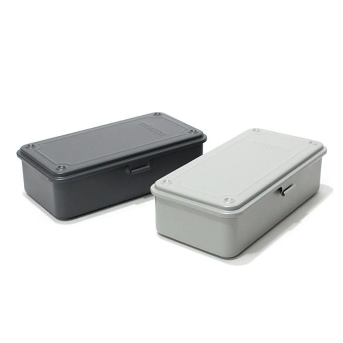 128593823 TRUSCO / トランク型工具箱 T-190LG ライトグレイ 02