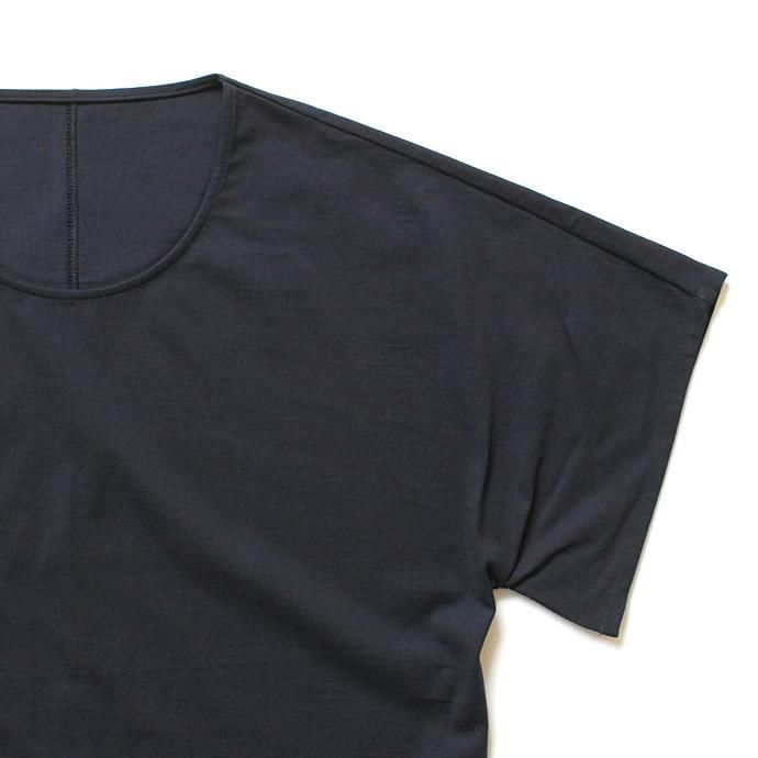 128792989 smoothday / ユニセックス 60/2テクノラマ天竺 1枚接ぎ立体TシャツOPE型 SJ-T008-003 - ネイビー<img class='new_mark_img2' src='//img.shop-pro.jp/img/new/icons47.gif' style='border:none;display:inline;margin:0px;padding:0px;width:auto;' /> 02