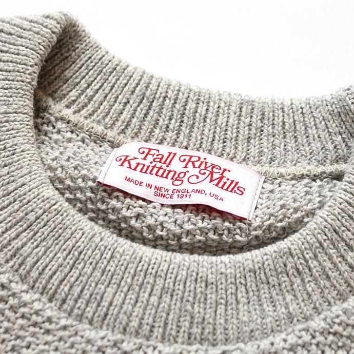 128893108 Fall River Knitting Mills / Seed Stitch Crew Neck H/S Sweater - ライトグレー<img class='new_mark_img2' src='//img.shop-pro.jp/img/new/icons47.gif' style='border:none;display:inline;margin:0px;padding:0px;width:auto;' /> 02