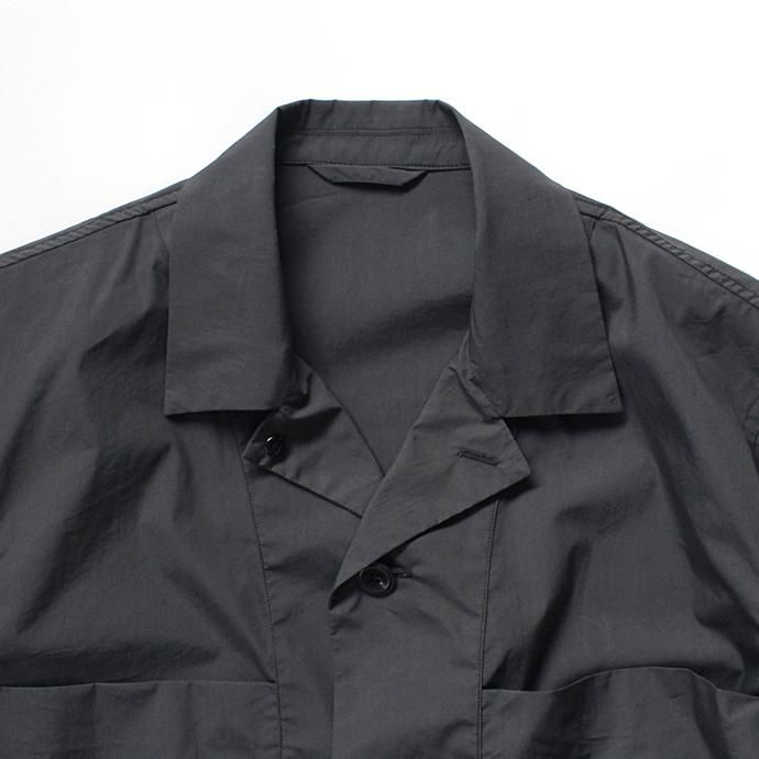 STILL BY HAND コットン/ポリエステル シャツジャケット SH0381 - チャコール<img class='new_mark_img2' src='//img.shop-pro.jp/img/new/icons47.gif' style='border:none;display:inline;margin:0px;padding:0px;width:auto;' /> 02
