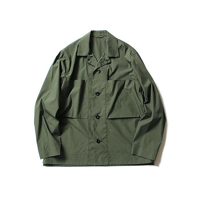 128993716 STILL BY HAND / コットン/ポリエステル シャツジャケット SH0381 - グリーン<img class='new_mark_img2' src='//img.shop-pro.jp/img/new/icons47.gif' style='border:none;display:inline;margin:0px;padding:0px;width:auto;' /> 01