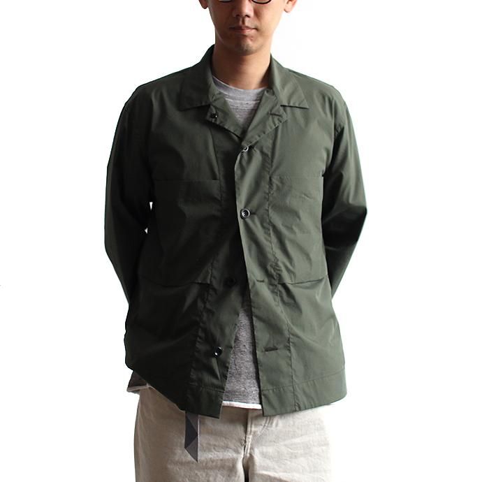 128993716 STILL BY HAND / コットン/ポリエステル シャツジャケット SH0381 - グリーン<img class='new_mark_img2' src='//img.shop-pro.jp/img/new/icons47.gif' style='border:none;display:inline;margin:0px;padding:0px;width:auto;' /> 02
