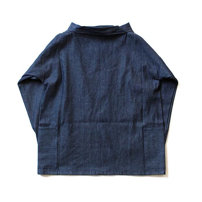 Other Brands Newlyn Smocks / Round Neck Smocks ラウンドネックスモック - デニム<img class='new_mark_img2' src='//img.shop-pro.jp/img/new/icons47.gif' style='border:none;display:inline;margin:0px;padding:0px;width:auto;' /> 02