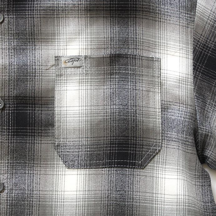 Other Brands CalTop / 2000 オンブレチェック S/Sシャツ - Grey/White<img class='new_mark_img2' src='//img.shop-pro.jp/img/new/icons47.gif' style='border:none;display:inline;margin:0px;padding:0px;width:auto;' /> 02