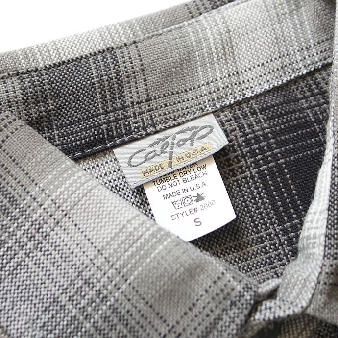 Other Brands CalTop / 2000 オンブレチェック S/Sシャツ - Grey/White<img class='new_mark_img2' src='//img.shop-pro.jp/img/new/icons47.gif' style='border:none;display:inline;margin:0px;padding:0px;width:auto;' /> 02