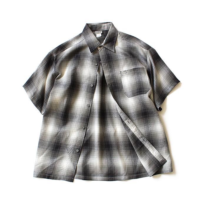 Other Brands CalTop / 2000 オンブレチェック S/Sシャツ - Grey/White<img class='new_mark_img2' src='//img.shop-pro.jp/img/new/icons47.gif' style='border:none;display:inline;margin:0px;padding:0px;width:auto;' /> 02