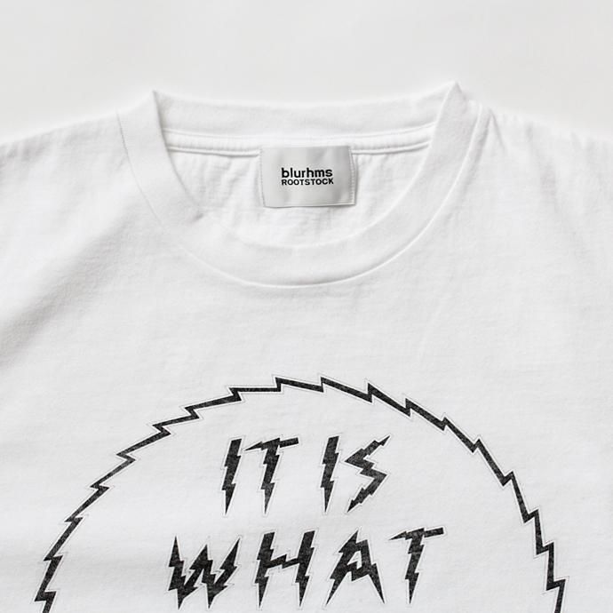 blurhms IT IS WHAT IT IS Tee BHS-RKSS1710018E - White 02