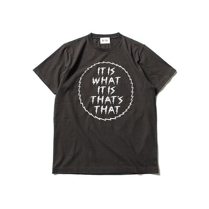 129175912 blurhms ROOTSTOCK / IT IS WHAT IT IS Tee BHS-RKSS1710018E - Ash Black<img class='new_mark_img2' src='//img.shop-pro.jp/img/new/icons47.gif' style='border:none;display:inline;margin:0px;padding:0px;width:auto;' /> 01